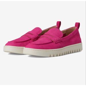 Vionic Uptown Loafers 9 Wide Rose Violet Suede